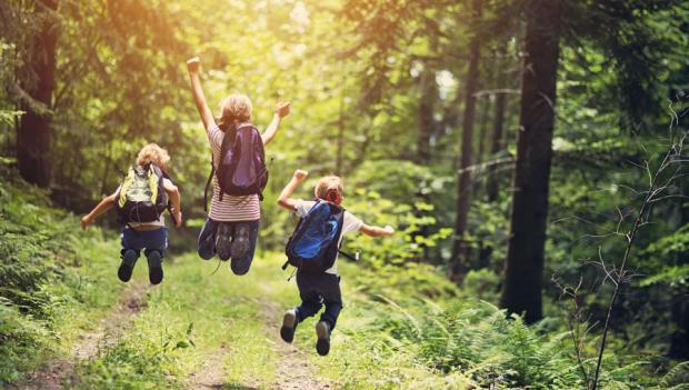 Playing outside builds confidence