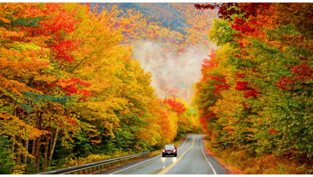 New Hampshire Fall Leaves Camping Trip